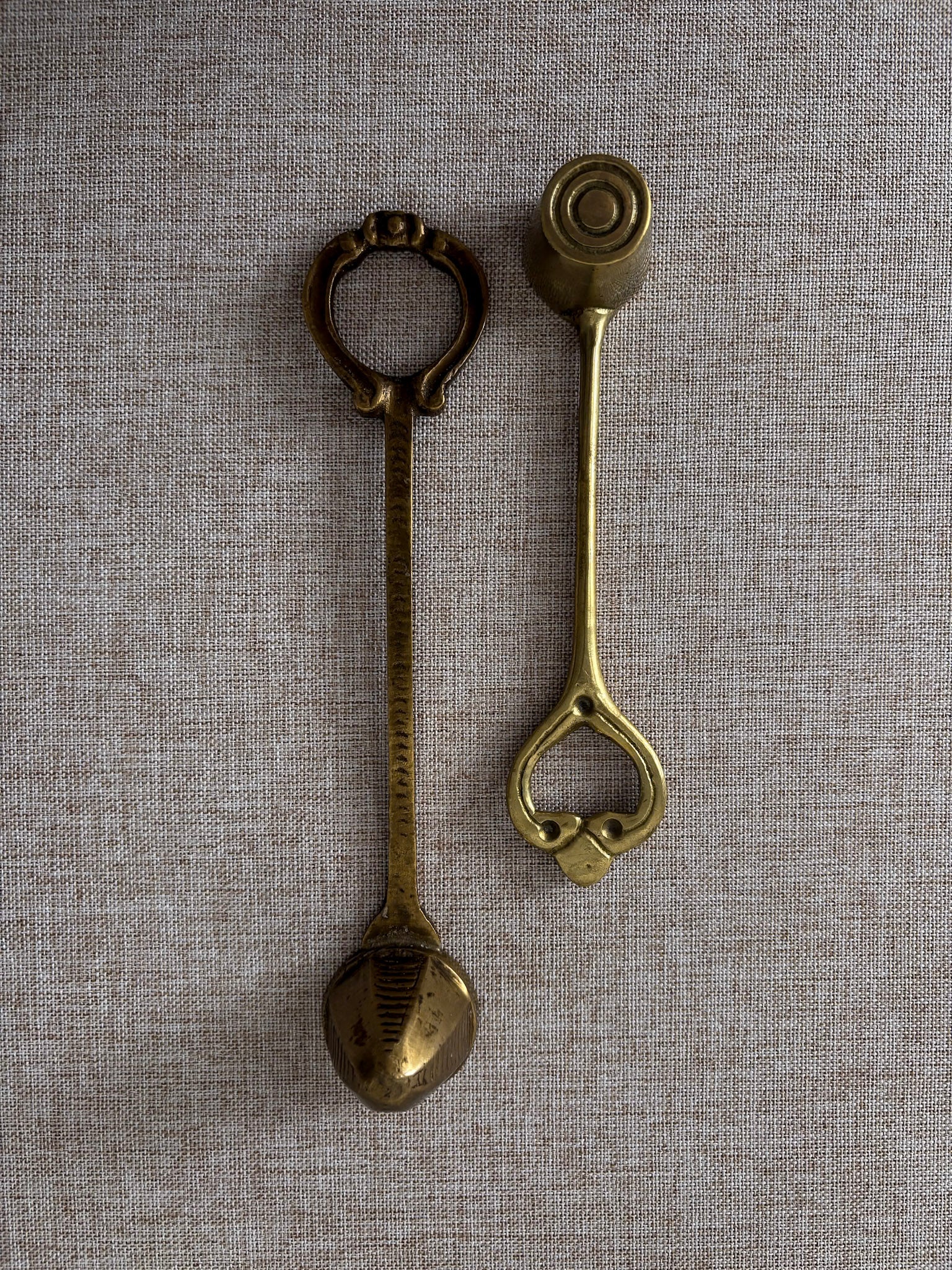 Brass Candle Snuffer with Ring Handle - Image 5