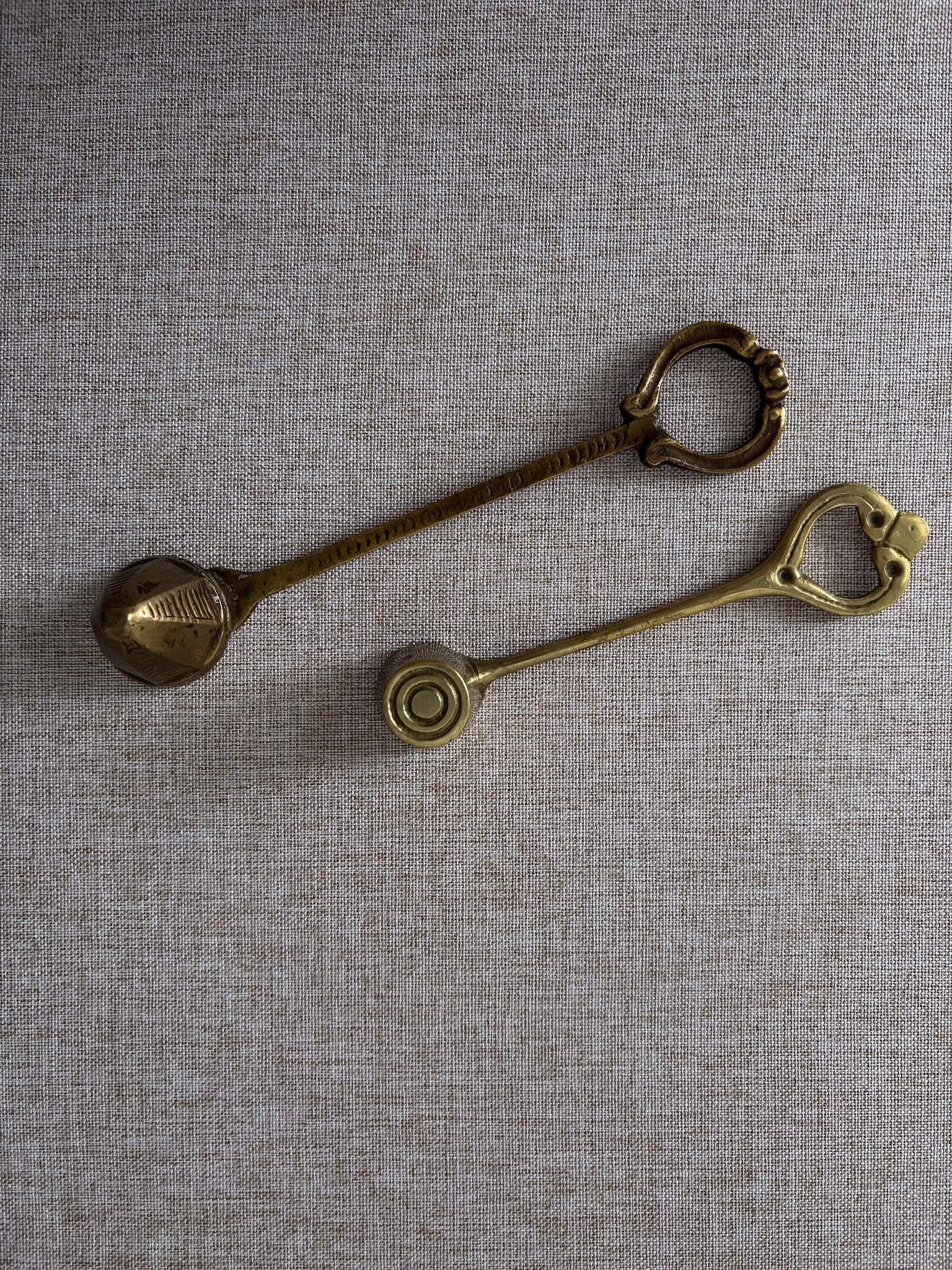 Brass Candle Snuffer with Ring Handle - Image 6