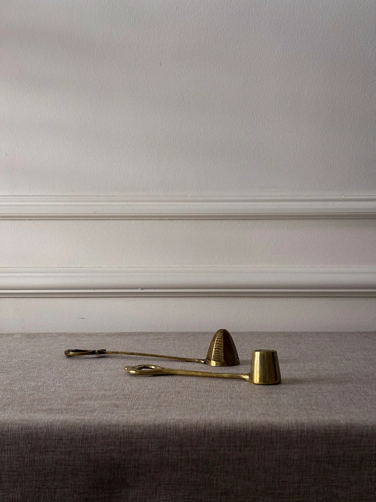 Brass Candle Snuffer with Ring Handle - Image 7
