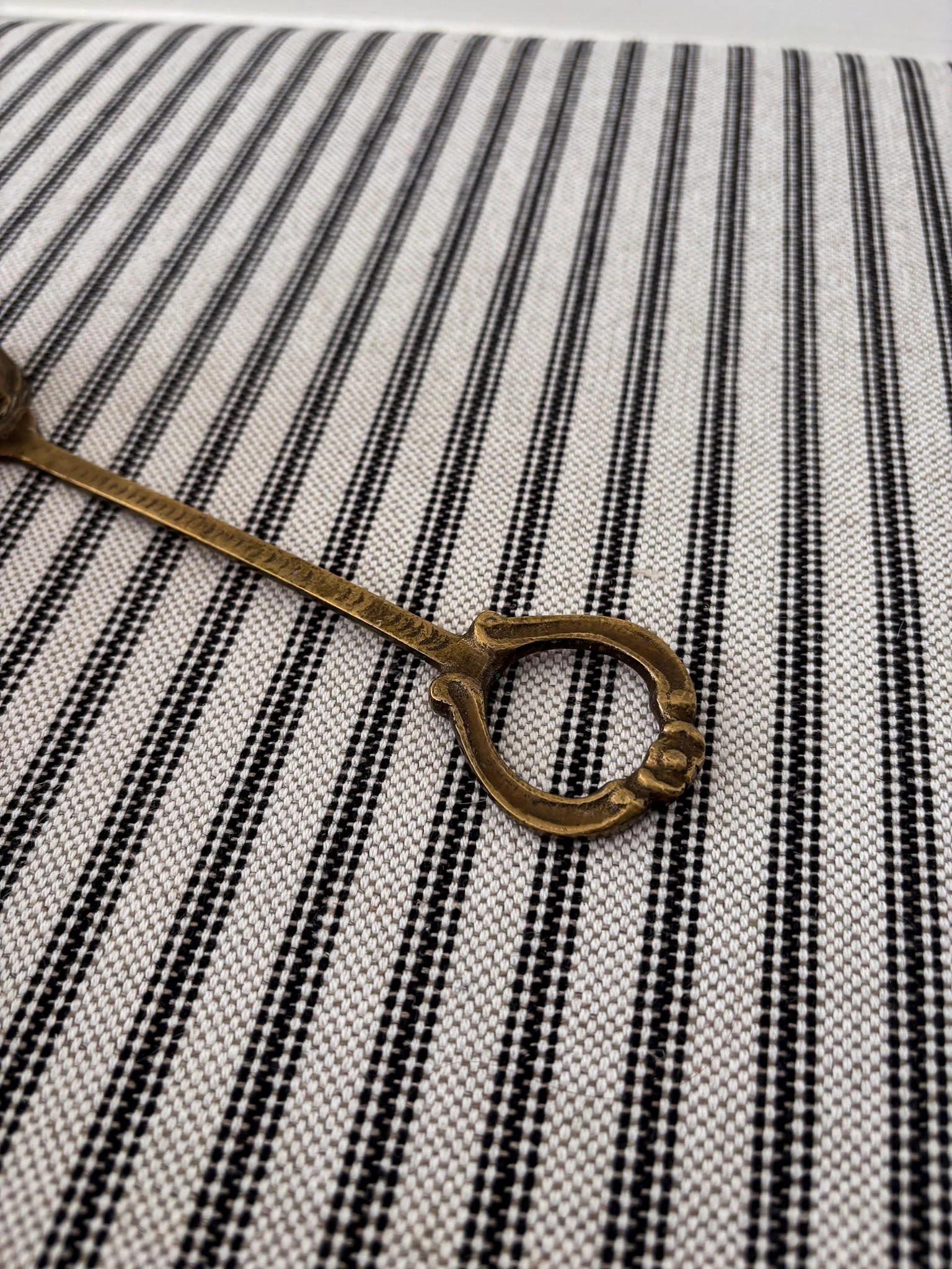 Brass Candle Snuffer with Ring Handle - Image 8