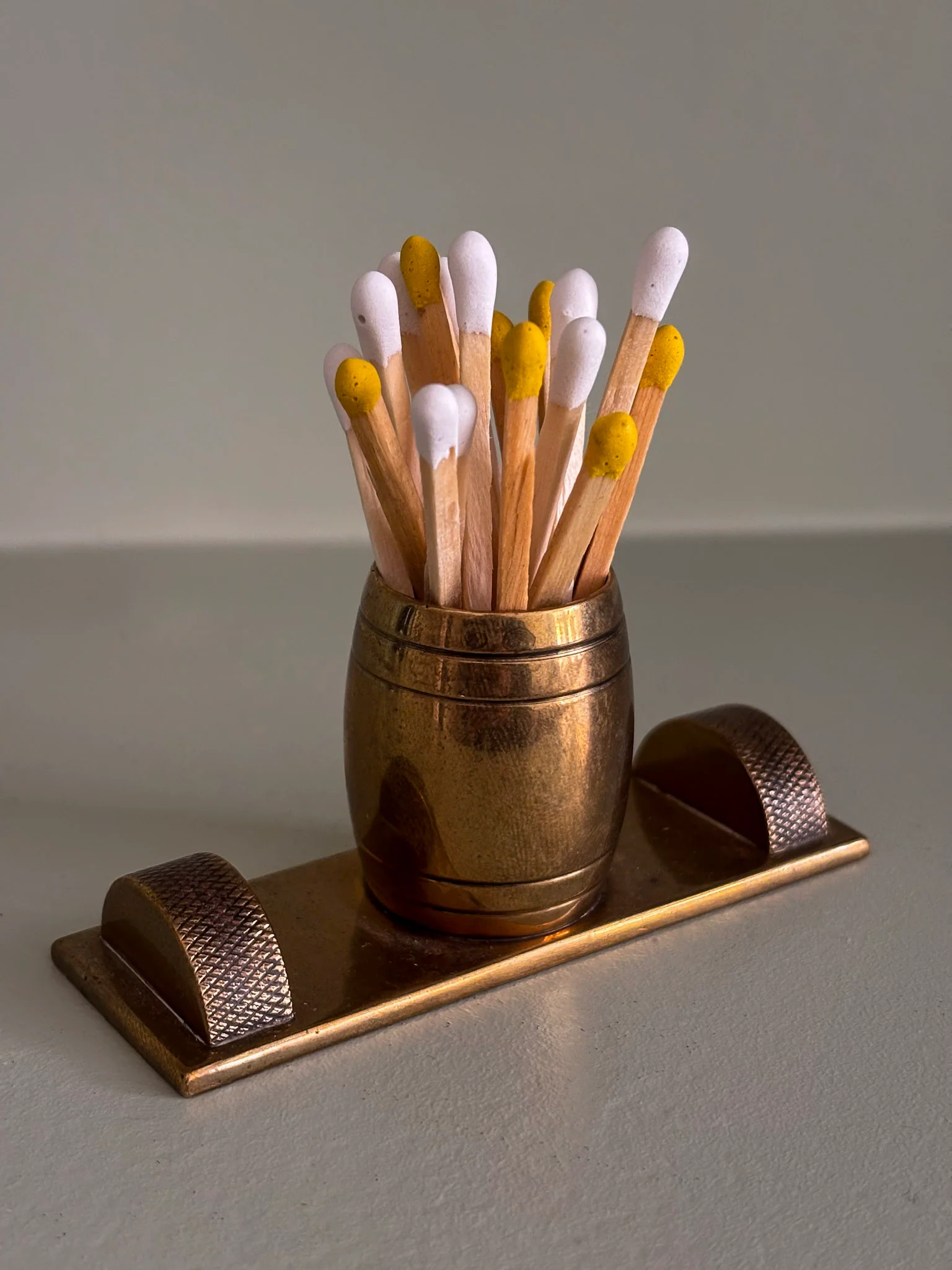 Brass Match Holder & Striker - Image 3