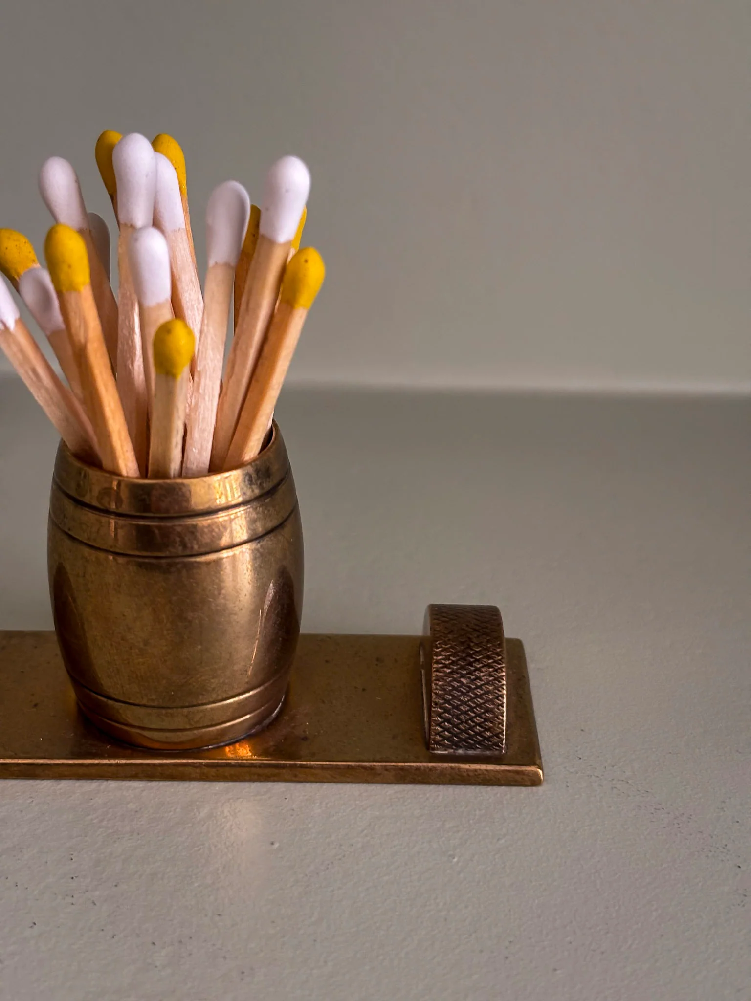 Brass Match Holder & Striker - Image 4