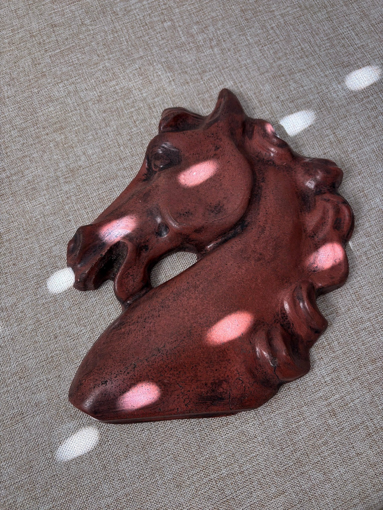 Ceramic Horse Head Wall Plaque - Image 3