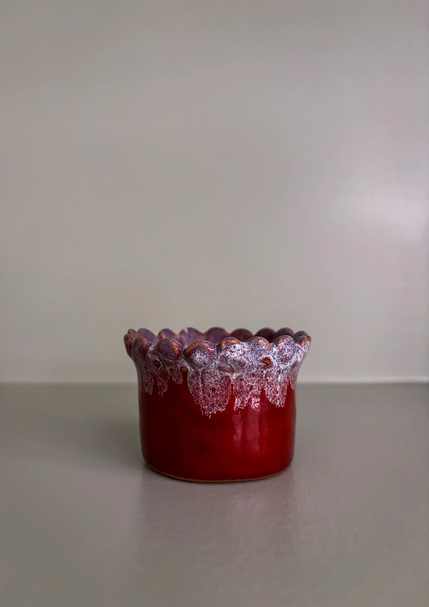 Handmade Drip-Glaze Matchstick Pot - Image 11