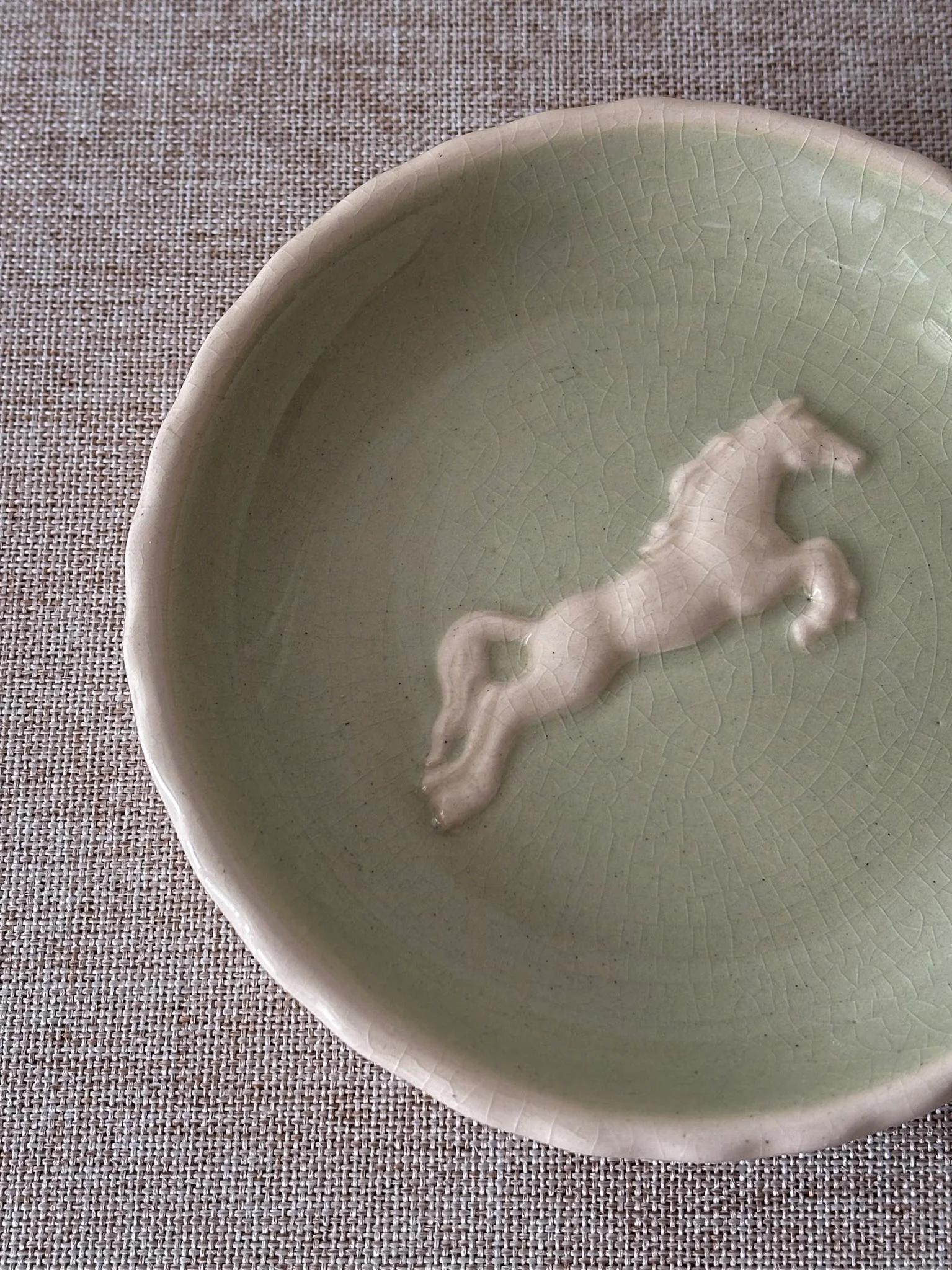 Horse Ceramic Trinket Dish - Image 2