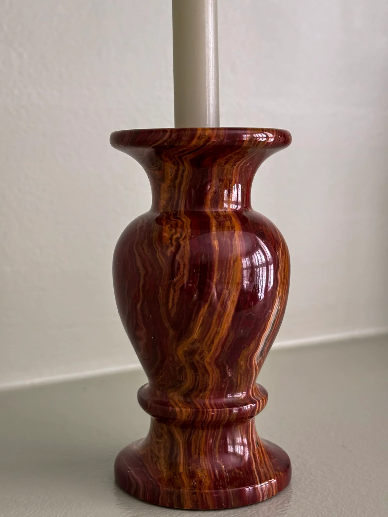 Onyx Candlestick Holder Vase - Image 6
