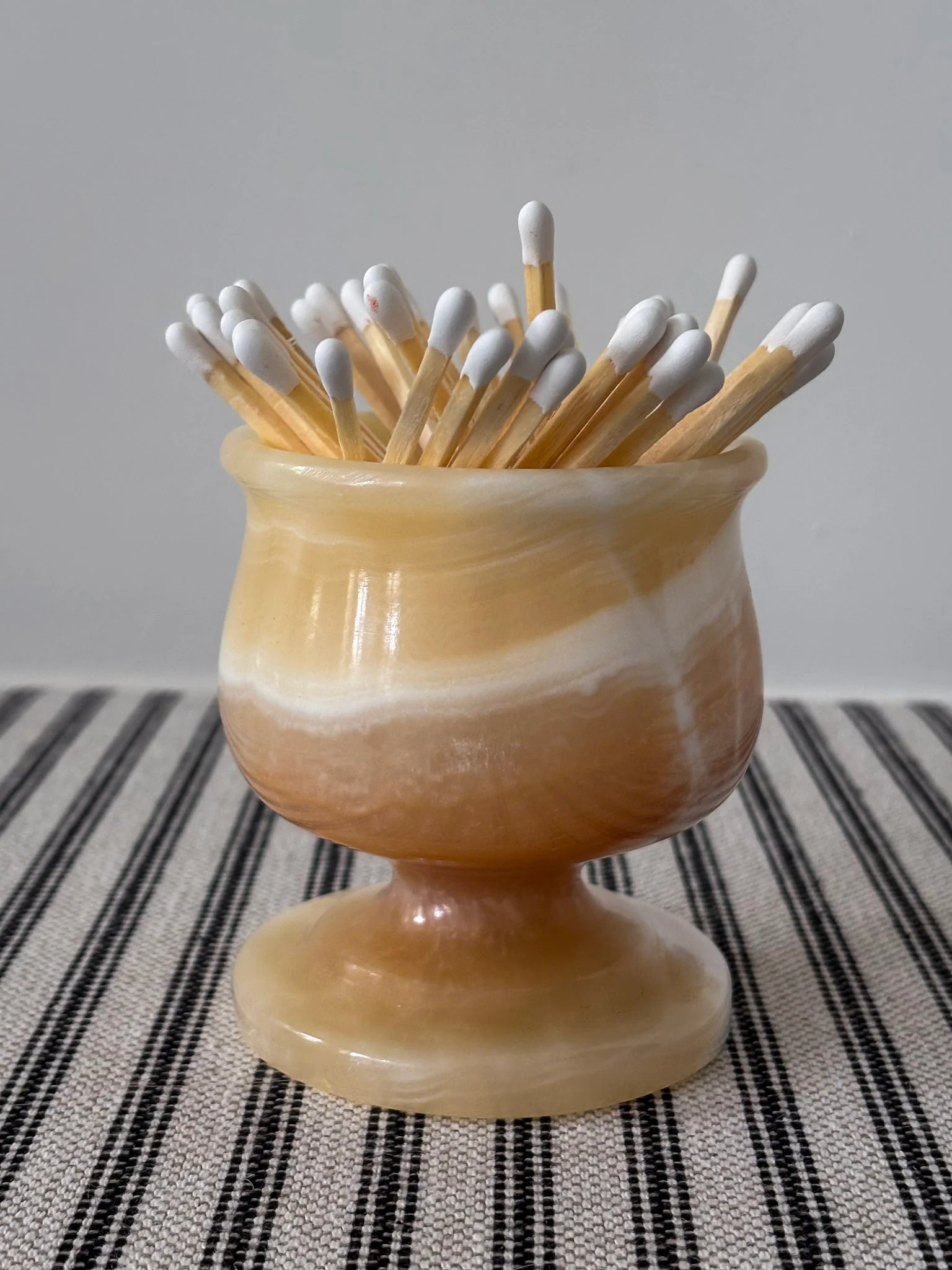Onyx Pedestal Matchstick Holder - Image 9