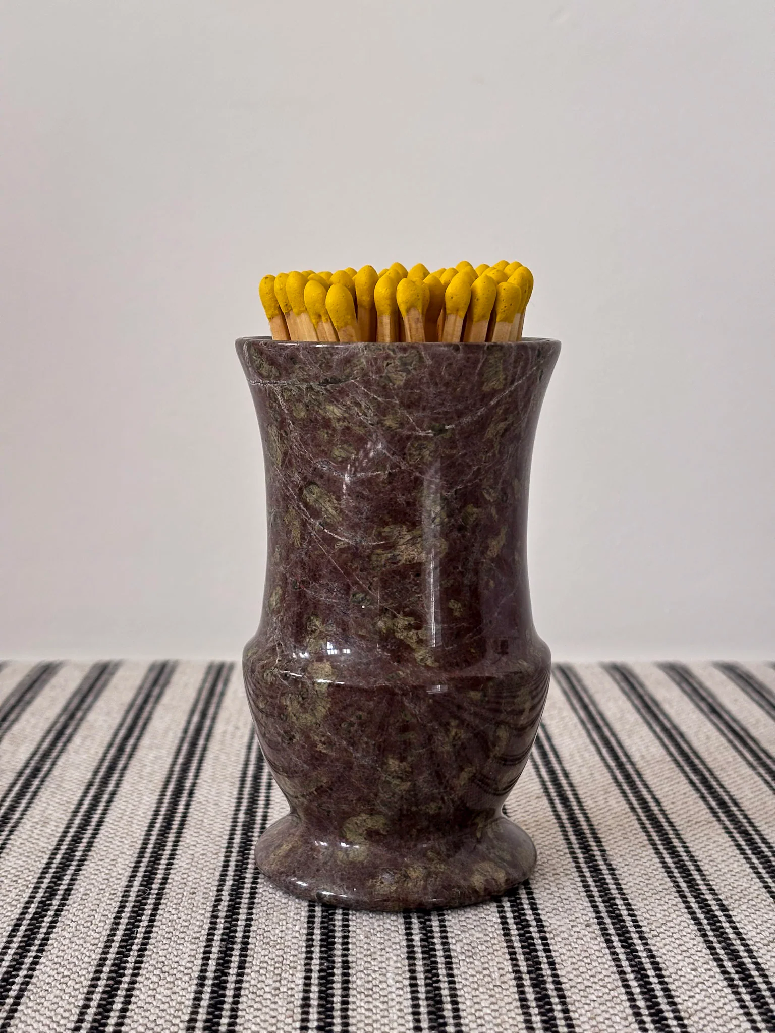 Serpentine Stone Matchstick Holder - Image 3