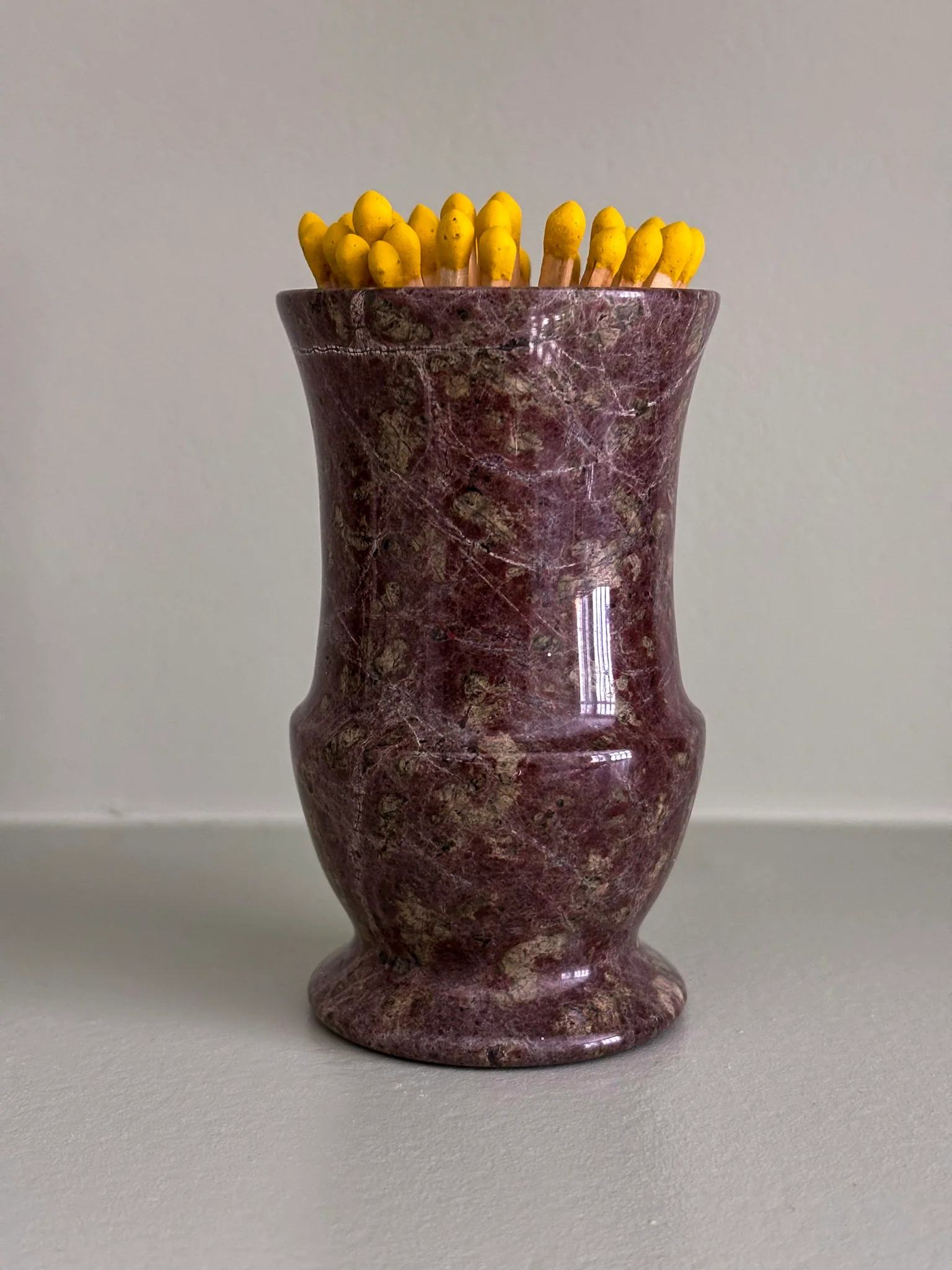 Serpentine Stone Matchstick Holder - Image 7