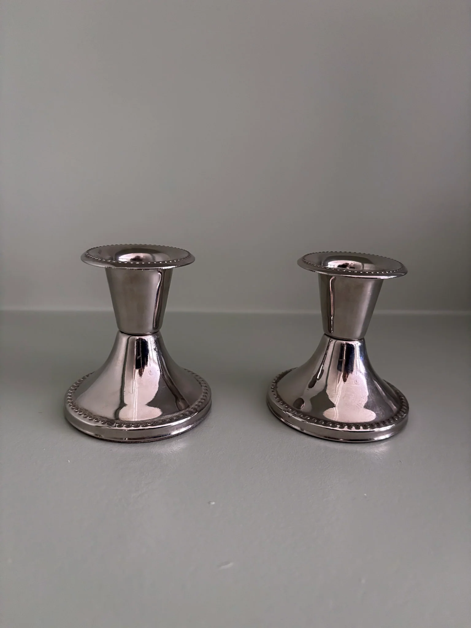 Silver Plated Candle Sticks