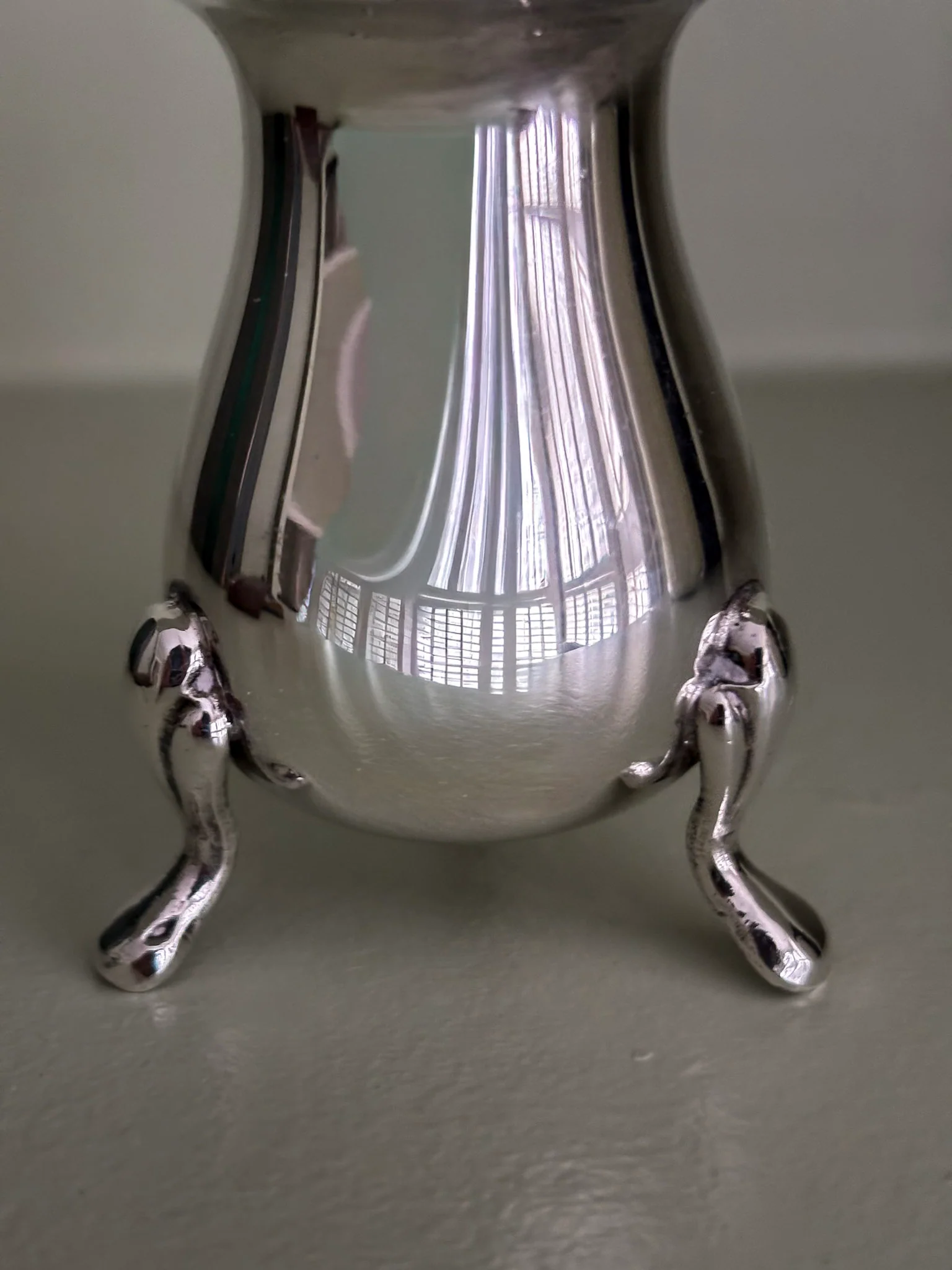 Silver-Plated Footed Vessel Matchstick Holder - Image 5