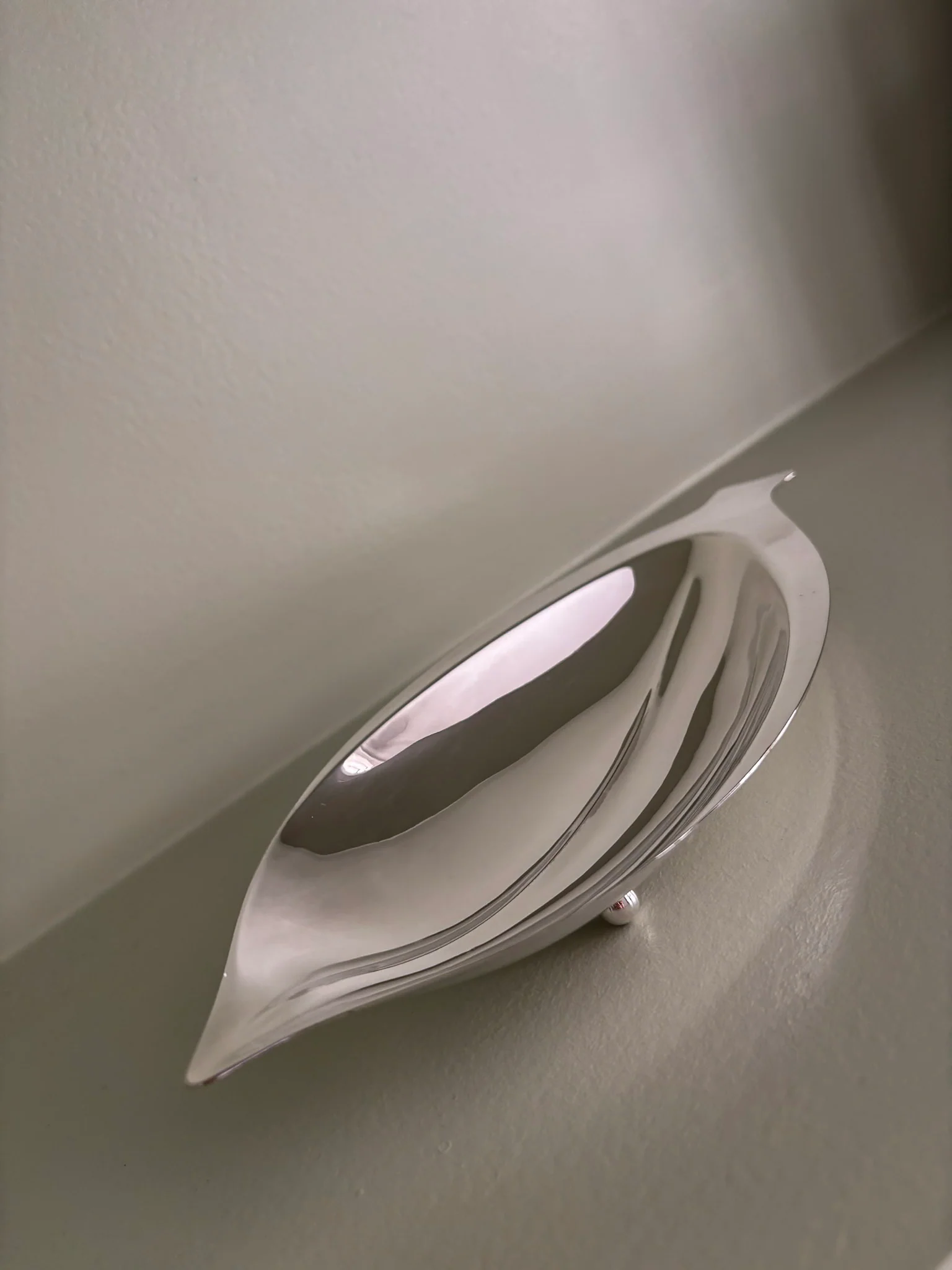 Silver-Plated Leaf Dish – Trinket Plate - Image 9
