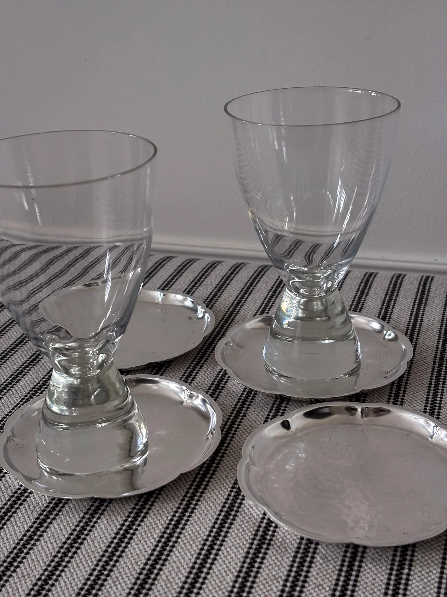 Silver-Plated Scalloped Edge Coasters - Set of Four - Image 6