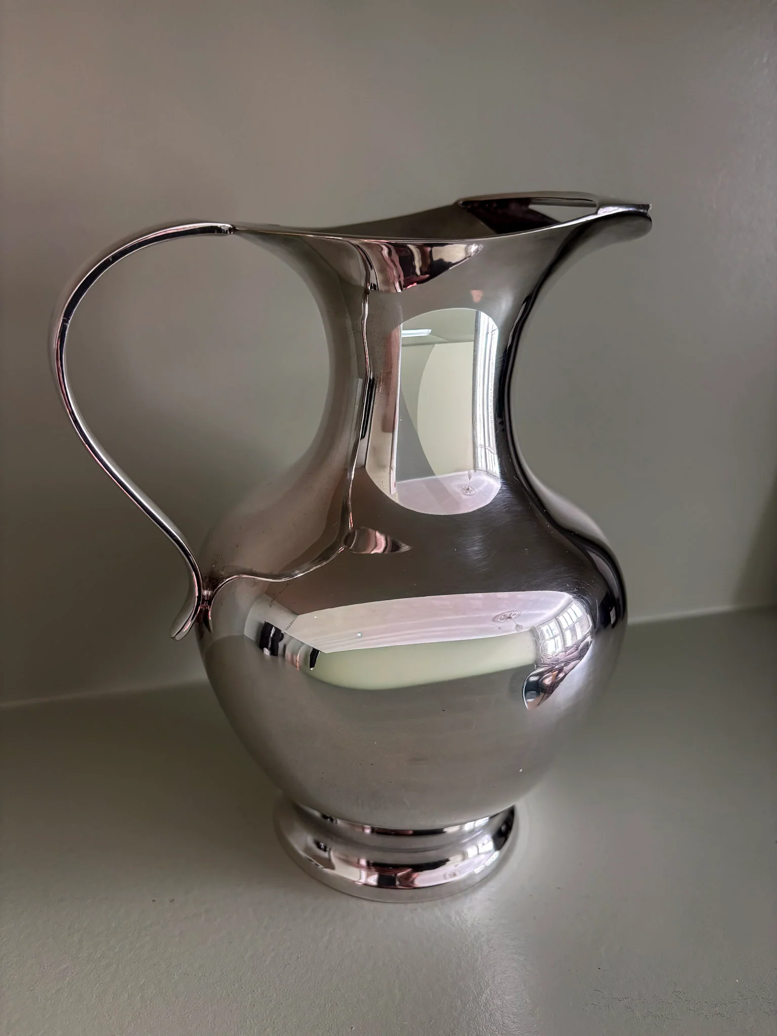 Silver-Plated Sculptural Jug - Image 7
