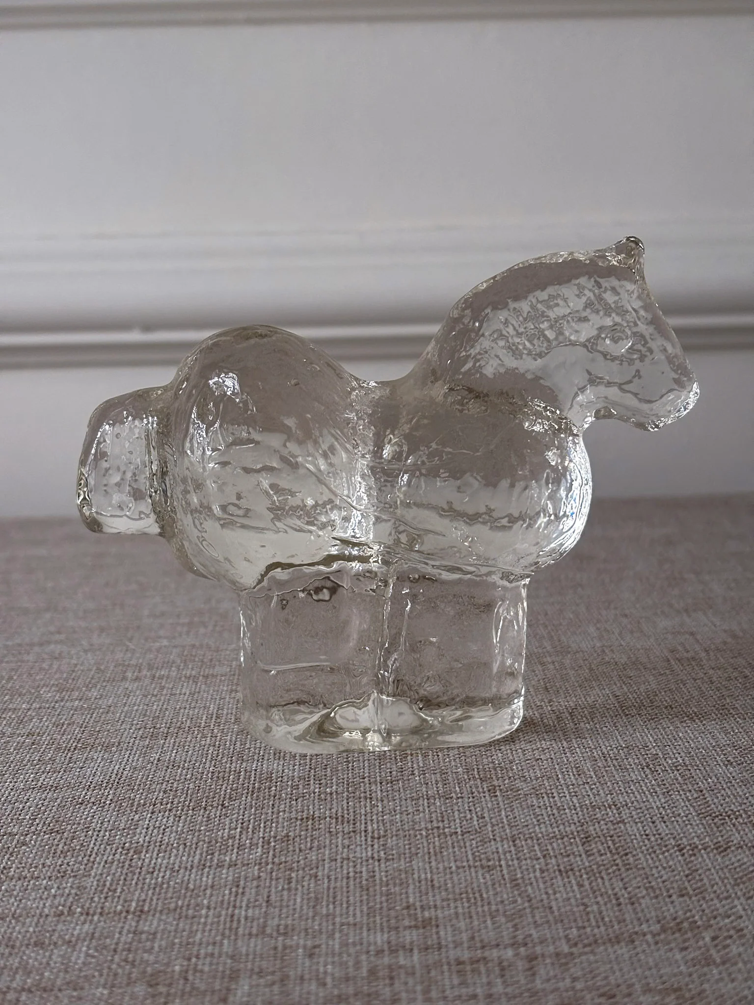Swedish Glass Decorative Horse / Paperweight - Image 3