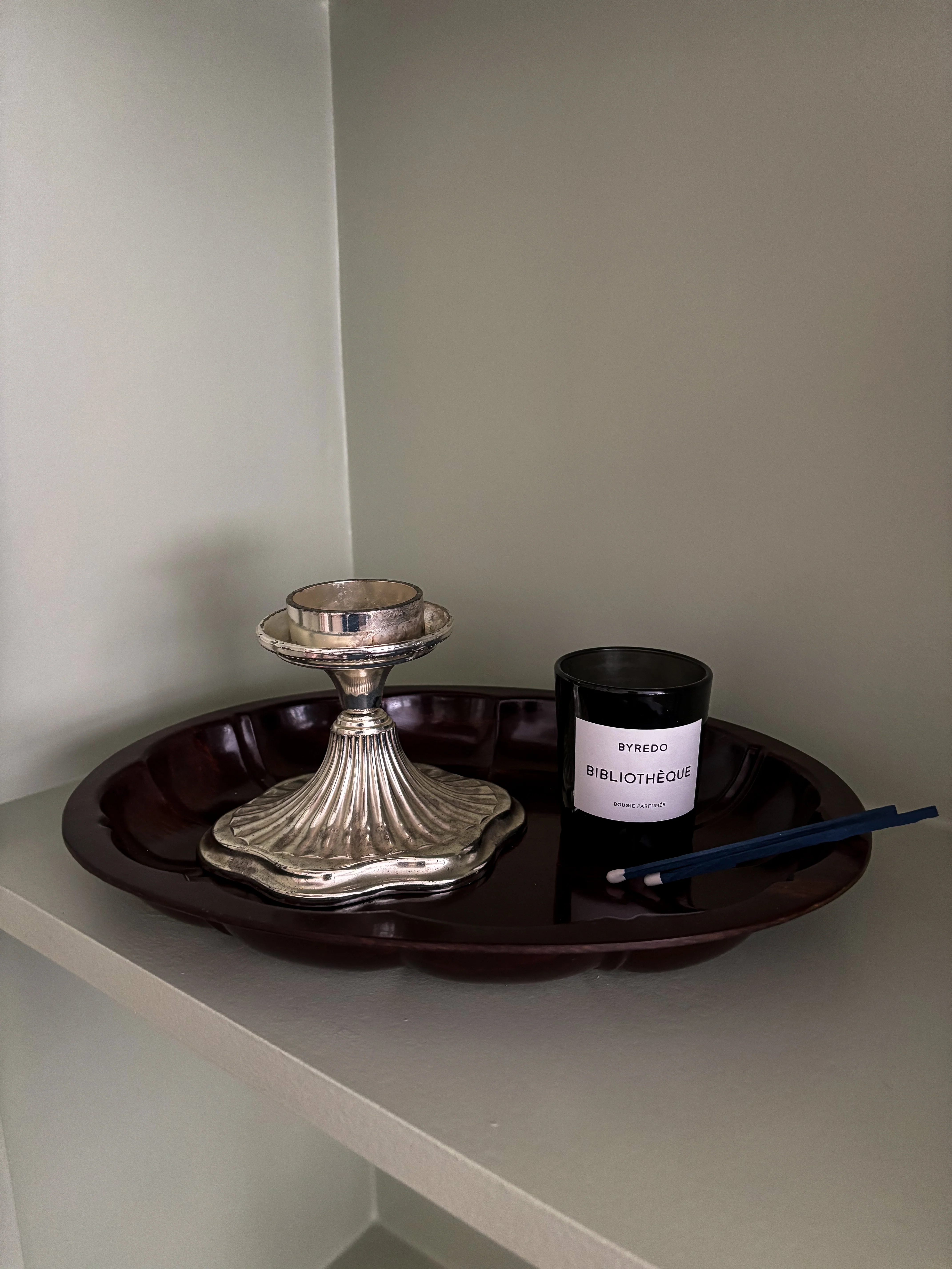 Silver-Plate Tea Light Holder - Image 3
