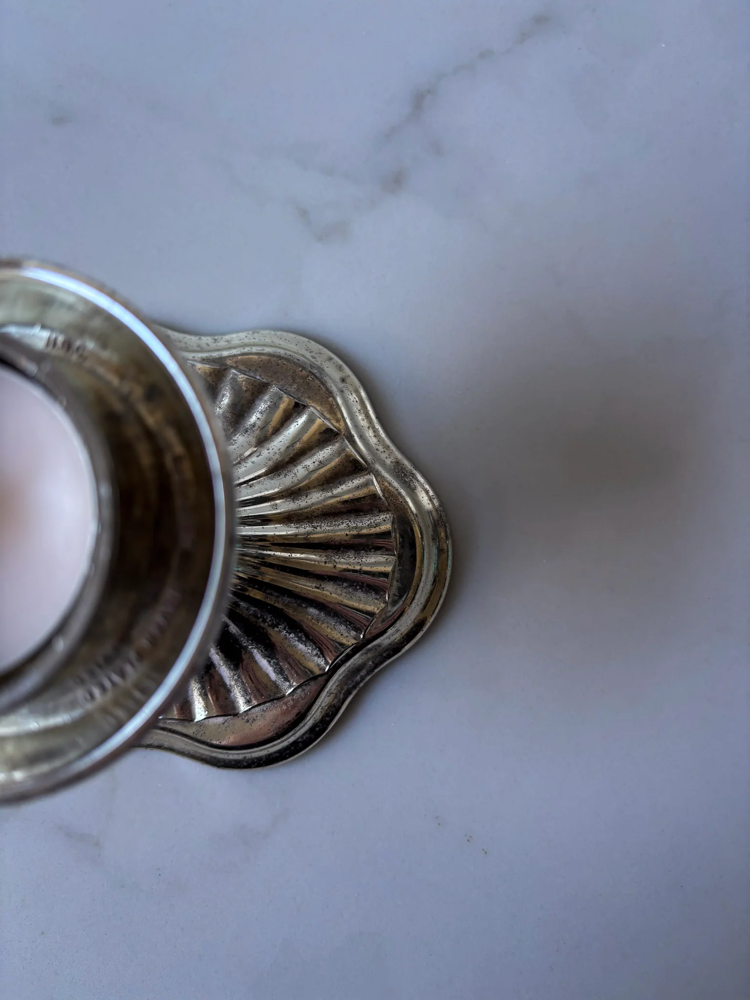 Silver-Plate Tea Light Holder - Image 7
