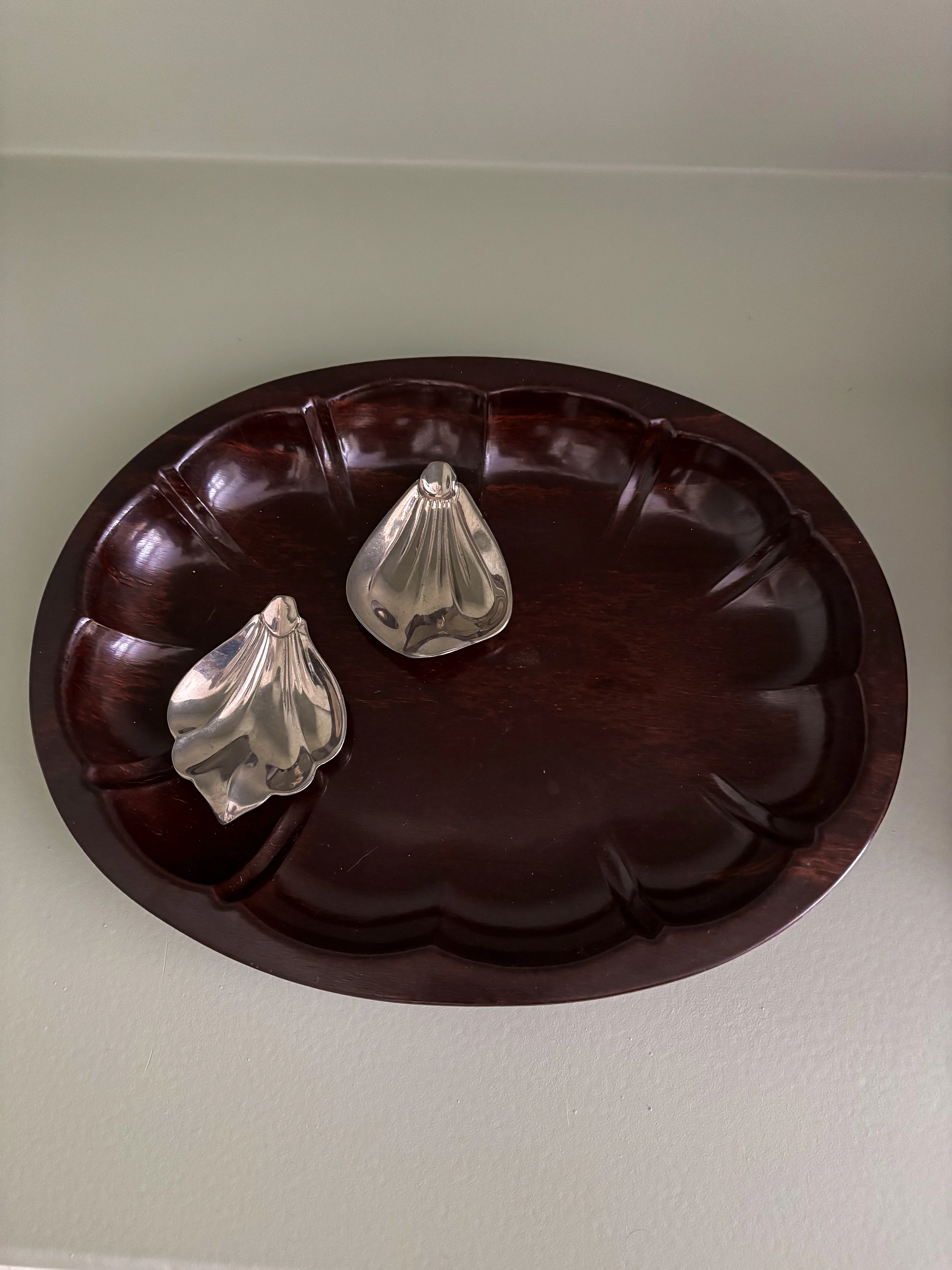 Silver-Plated Leaf Trinket Dishes - Image 4